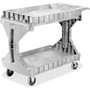Akro-Mils ProCart Utility Cart - 400 lb Load Capacity - Plastic Foam - 45" Width x 24" Depth x 35" Height - Gray Product Image 