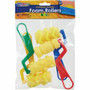 Creativity Street Foam Pattern Paint Rollers - Plastic Handle Product Image 