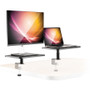 Allsop Ascend Monitor Stand - 30 lb Load Capacity - 5.75" Height x 15" Width x 9.25" Depth - Desk, Freestanding - Metal, Wood Product Image 
