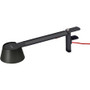 BLACK+DECKER Verve Adjustable LED Desk Lamp - LED Bulb - Adjustable, Dimmable, Adjustable Brightness, Clock, Durable, Swivel Base, Color Changing Mode - Aluminum - Desk Mountable - Black Product Image 