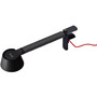 BLACK+DECKER Verve Adjustable LED Desk Lamp - LED Bulb - Adjustable, Dimmable, Adjustable Brightness, Clock, Durable, Swivel Base, Color Changing Mode - Aluminum - Desk Mountable - Black Product Image 