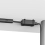 HON Training Table Electrical Power Base In-feed - Finish: Black Product Image 