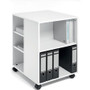 DURABLE Multifunction Trolley - 6 Shelf - 132 lb Load Capacity - 4 Casters - Wood - 20.79" Width x 23.31" Depth x 29.45" Height - (DBL311302) Product Image 