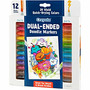 Crayola Dual-Ended Markers - Chisel, Brush Marker Point - Multicolor Ink Product Image 