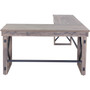 LYS L-Shaped Industrial Desk (LYSDK100LRGK) Product Image 