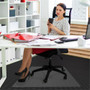 Floortex APET Rectangular for Low/Standard Pile Carpets - 29" x 47" - 47" Length x 29" Width x 0.087" Depth x 0.087" Thickness - Rectangular - Amorphous Polyethylene Terephthalate (APET) - Clear Product Image 