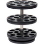 Mind Reader Anchor 3-Tier Single Serve Pod Carousel - 45 x Coffee Pod - 3 Tier(s) - 11.75" Height x 9.50" Width x 9.50" Depth - Counter - Heavy Duty, Rubber Grip, Durable Product Image 
