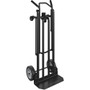 Cosco 2-in-1 Hybrid Hand Truck - 800 lb Load Capacity - 4 Casters - Steel - 18" Width x 16" Depth x 46" Height - Steel Frame Product Image 
