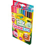 Crayola Silly Scents Slim Scented Washable Markers - Broad, Fine Marker Point - Washable - Assorted Ink - Water Based - Assorted Barrel Product Image 