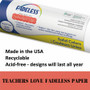 Prang Bulletin Board Paper Rolls - Art, Classroom, School, Home, Office, Decoration, Door, File Cabinet - 48" Width x 50 ft Length - Little Miss - Paper Product Image 
