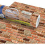 Fadeless Bulletin Board Paper Rolls - Classroom, Door, File Cabinet, School, Home, Office Project, Display, Table Skirting, Party, Decoration - 48" Width x 50 ft Length - Reclaimed Brick - Paper Product Image 