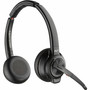 Poly Savi 8220-M Office Stereo DECT 1920-1930 MHz Headset TAA - Microsoft Teams Certification - Stereo - USB Type A, RJ-11 - Wired/Wireless - Bluetooth/DECT Product Image 