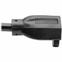 Tripp Lite series Heavy-Duty Power Extension Cord, 15A, 14 AWG (NEMA 5-15P to NEMA 5-15R), 15 ft. - 120 V AC / 15 A - Black - 15 ft Cord Length - NEMA 5-15P / NEMA 5-15R Product Image 