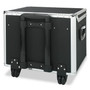 Vaultz Locking Mobile File Chest, Letter/Legal Files, 17.5" x 15.5" x 14.5", Black/Chrome (IDEVZ01270) View Product Image