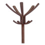 Alba High-capacity Wood Coat Stand - 5 Hooks - 71.7" Height - ABAPMCAFE Product Image 