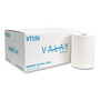 Morcon Tissue 10 Inch TAD Roll Towels, 1-Ply, 10" x 550 ft, White, 6 Rolls/Carton (MORVT106) View Product Image