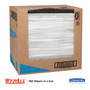 WypAll General Clean X60 Cloths, Flat Sheet, 12.5 x 16.8, White, 150/Box, 6 Boxes/Carton (KCC34900) View Product Image