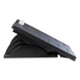 Fellowes Adjustable Locking Footrest with Microban, 17.5w x 13.13d x 4.13 to 5.63h, Black/Silver View Product Image