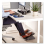 Fellowes Adjustable Locking Footrest with Microban, 17.5w x 13.13d x 4.13 to 5.63h, Black/Silver View Product Image
