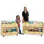 Jonti-Craft Mobile Section Book Storage Organizer - 6 Compartment(s) - 29.50" Height x 36" Width x 16" Depth - Durable - JNT5368JC Product Image 