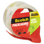 Scotch Sure Start Packaging Tape with Dispenser, 3" Core, 1.88" x 38.2 yds, Clear (MMM3450SRD) View Product Image