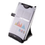 Fellowes Office Suites Desktop Copyholder with Memo Board, 150 Sheet Capacity, Plastic, Black/Silver View Product Image
