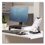 Fellowes Office Suites Desktop Copyholder with Memo Board, 150 Sheet Capacity, Plastic, Black/Silver View Product Image