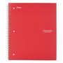 Five Star Wirebound Notebook, 1-Subject, Medium/College Rule, Red Cover, (100) 11 x 8.5 Sheets View Product Image