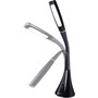 OttLite Swerve LED Desk Lamp with 3 Color Modes and USB - 23" Height x 5.1" Width - LED Bulb - Black - Flexible Neck, Adjustable Height, Adjustable Brightness, Adjustable Arm, Dimmable, Touch-activated, USB Charging - OTTCSN34KCW Product Image 