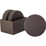 Dacasso Leather Round Coaster Set - Round - DACA3435 Product Image 