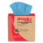 WypAll Power Clean Oil, Grease and Ink Cloths, POP-UP Box, 8.8 x 16.8, Blue, 100/Box, 5/Carton View Product Image