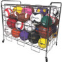 Champion Sports Portable Lockable Ball Locker - 4 Casters - Steel - CSIBCX Product Image 