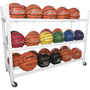 Champion Sports 30 Basketball Heavy-Duty Cart - 4 Casters - Plastic - CSI30CART Product Image 