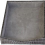 Protacini Castlerock Gray Italian Patent Leather 3-Piece Desk Set - Leather, Velveteen - DACD6237 Product Image 
