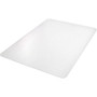 Deflecto EconoMat Chair Mat - Carpeted Floor - 48" Length x 36" Width x 0.063" Thickness - Rectangular - Polycarbonate - Clear Product Image 
