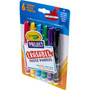 Crayola Project Erasable Poster Markers - Chisel Marker Point - Erasable - Red, Yellow, Green, Blue, Purple, Black Ink Product Image 