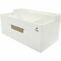 Business Source Multi-Grid Desktop Organizer - 7 Compartment(s) - 1 Drawer(s) - 3.90" Height x 8.90" Width x 4.80" Depth - Desktop - Storage Drawer, Removable Drawer, Durable Product Image 