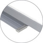 Ghent Healthcare Whiteboard - 36" (3 ft) Width x 24" (2 ft) Height - White Steel Surface - Satin Aluminum Frame - Rectangle - GHEGRPM311P23 Product Image 