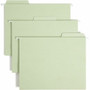 Smead FasTab 1/3 Tab Cut Letter Recycled Fastener Folder - 8 1/2" x 11" - 2 Fastener(s) - Top Tab Location - Assorted Tab Position - 11 pt. Product Image 