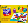 Crayola Washable Project Paint - 6 Color(s) - Yellow, Green, Yellow Orange, Red Orange, Fuchsia, Blue, Violet, Teal - Washable Product Image 