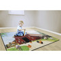 Flagship Carpets Barn Animals Classroom Rug - Floor Rug - 100" Length x 72" Width x 0.50" Thickness - FCIFA100432FS Product Image 