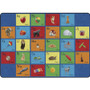 Flagship Carpets See My Alphabet Classroom Rug - Floor Rug - 100" Length x 72" Width x 0.50" Thickness - FCIFA101932FS Product Image 