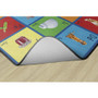 Flagship Carpets See My Alphabet Classroom Rug - Floor Rug - 100" Length x 72" Width x 0.50" Thickness - FCIFA101932FS Product Image 