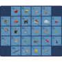 Flagship Carpets See My Alphabet Classroom Rug - Floor Rug - 13.17 ft Length x 10.50 ft Width x 0.50" Thickness - FCIFA101858FS Product Image 