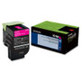 Lexmark Unison 701M Original Standard Yield Laser Toner Cartridge - Magenta - 1 Each Product Image 