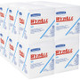 WypAll General Clean X60 Cloths, 1/4 Fold, 12.5 x 13, White, 76/Box, 12 Boxes/Carton (KCC34865) View Product Image
