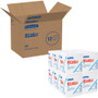 WypAll General Clean X60 Cloths, 1/4 Fold, 12.5 x 13, White, 76/Box, 12 Boxes/Carton (KCC34865) View Product Image