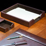 Dacasso Bonded Leather Letter Tray - 2" Height x 10.25" Width x 13.50" Length - Desktop - DACA3601 Product Image 