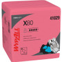 WypAll Power Clean X80 Heavy Duty Cloths,, 12.5 x 12, Red, 50/Box, 4 Boxes/Carton View Product Image
