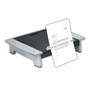 Fellowes Office Suites Monitor Riser Plus, 19.88" x 14.06" x 4" to 6.5", Black/Silver, Supports 80 lbs (FEL8036601) View Product Image